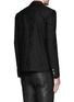 Back View - Click To Enlarge - SAINT LAURENT - Triangle jacquard wool twill blazer