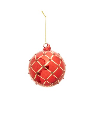 Main View - Click To Enlarge - SHISHI - Bead lattice glass small Christmas ornament