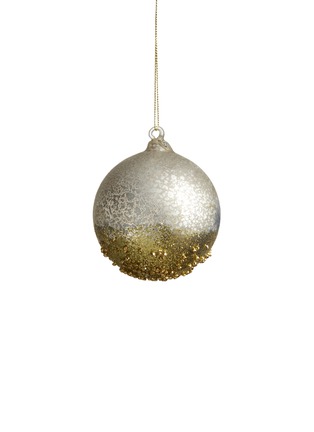 Main View - Click To Enlarge - SHISHI - Bead glitter glass Christmas ornament