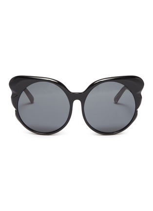 Main View - Click To Enlarge - MATTHEW WILLIAMSON - Acetate butterfly frame sunglasses