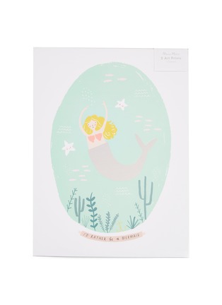 Main View - Click To Enlarge - MERI MERI - Mermaid art print set