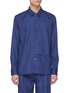 Main View - Click To Enlarge - FFIXXED STUDIOS - Panelled twill shirt