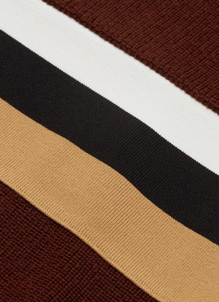  - FFIXXED STUDIOS - Stripe wool turtleneck sweater