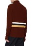 Back View - Click To Enlarge - FFIXXED STUDIOS - Stripe wool turtleneck sweater