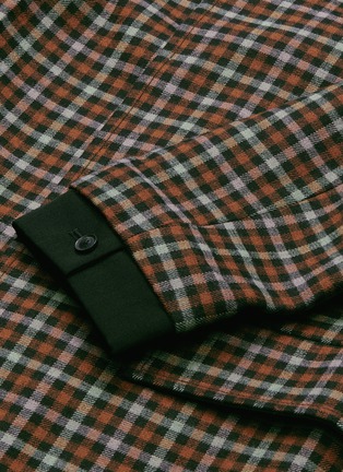  - FFIXXED STUDIOS - Tartan plaid twill coat