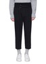 Main View - Click To Enlarge - FFIXXED STUDIOS - Belted cropped wool twill pants