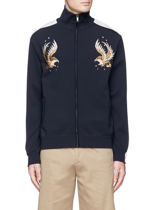 Main View - Click To Enlarge - VALENTINO GARAVANI - Eagle embroidery track jacket