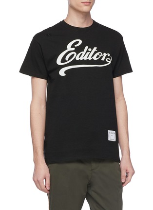  - THE EDITOR - Logo print T-shirt 3-pack set