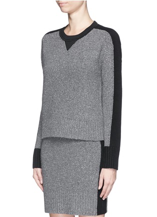 Front View - Click To Enlarge - RAG & BONE - 'Nina' contrast intarsia wool-cashmere sweater