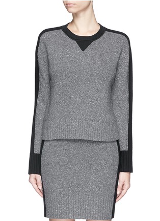 Main View - Click To Enlarge - RAG & BONE - 'Nina' contrast intarsia wool-cashmere sweater