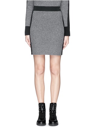 Main View - Click To Enlarge - RAG & BONE - 'Nina' contrast intarsia wool-cashmere skirt