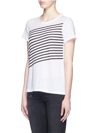 Front View - Click To Enlarge - RAG & BONE - Stripe cotton T-shirt