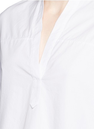 Detail View - Click To Enlarge - RAG & BONE - 'Barcelona' cotton poplin tunic blouse