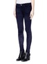 Front View - Click To Enlarge - RAG & BONE - 'Skinny' suede pants