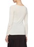 Back View - Click To Enlarge - CRUSH COLLECTION - Button keyhole Mulberry silk-cashmere sweater