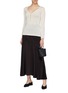 Figure View - Click To Enlarge - CRUSH COLLECTION - Button keyhole Mulberry silk-cashmere sweater