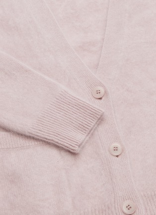  - CRUSH COLLECTION - Brushed cashmere cardigan