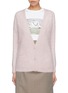 Main View - Click To Enlarge - CRUSH COLLECTION - Brushed cashmere cardigan