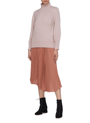 Figure View - Click To Enlarge - CRUSH COLLECTION - Cashmere turtleneck sweater
