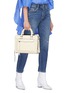 Figure View - Click To Enlarge - REBECCA MINKOFF - 'Bree' medium leather satchel bag