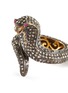 Detail View - Click To Enlarge - AISHWARYA - Diamond gold alloy serpent ring