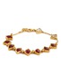 Main View - Click To Enlarge - AISHWARYA - Diamond ruby station charm bracelet