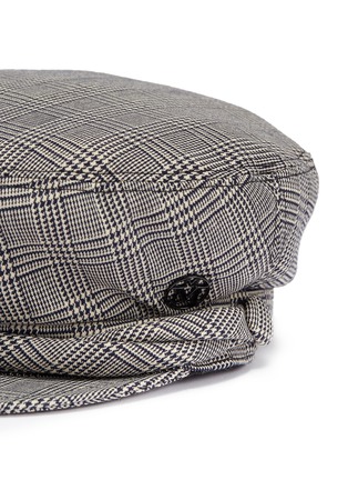 Detail View - Click To Enlarge - MAISON MICHEL - 'New Abby' houndstooth check plaid sailor cap