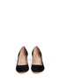 Figure View - Click To Enlarge - CHLOÉ - 'Rossa' curve heel scalloped edge suede pumps