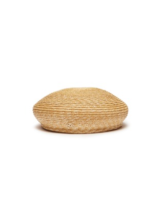 Figure View - Click To Enlarge - MAISON MICHEL - 'New Bonnie' wheat straw beret