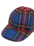 Detail View - Click To Enlarge - MAISON MICHEL - 'Tiger' tartan plaid baseball cap