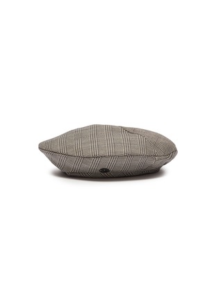 Figure View - Click To Enlarge - MAISON MICHEL - 'New Billy' houndstooth check plaid beret
