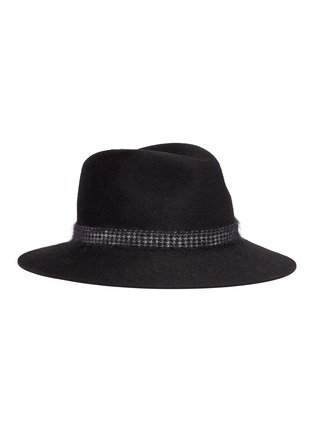 Main View - Click To Enlarge - MAISON MICHEL - 'Henrietta' furfelt fedora hat
