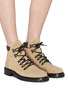Figure View - Click To Enlarge - COMMON PROJECTS - Suede hiking boots