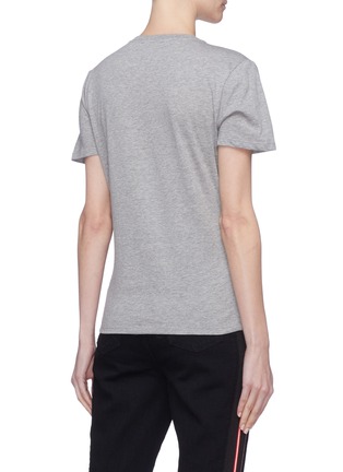 Back View - Click To Enlarge - ALEXANDER MCQUEEN - Logo graphic print T-shirt