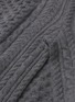  - STELLA MCCARTNEY - Asymmetric Aran knit oversized cape sweater