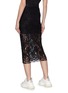 Back View - Click To Enlarge - STELLA MCCARTNEY - 'Alma' floral guipure lace skirt