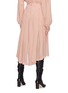Back View - Click To Enlarge - STELLA MCCARTNEY - 'Andrea' pleated silk georgette high-low skirt