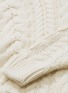  - STELLA MCCARTNEY - Asymmetric Aran knit oversized V-neck sweater