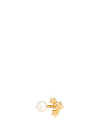 Main View - Click To Enlarge - JOOMI LIM - x Joomi Lim Little Twin Stars faux pearl star charm ring