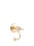Detail View - Click To Enlarge - PAMELA LOVE - 'Gravitation' diamond pavé opal stud earrings