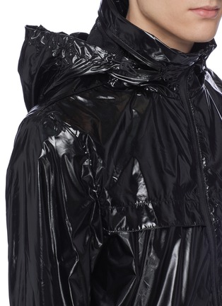 Detail View - Click To Enlarge - PARTICLE FEVER - Retractable hood windbreaker jacket