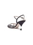 Detail View - Click To Enlarge - MIU MIU - Glass crystal satin sandals