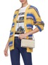 Front View - Click To Enlarge - MIU MIU - Matelassé leather Délice crossbody clutch