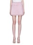 Main View - Click To Enlarge - MIU MIU - Stud fringe suede skirt
