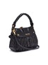 Figure View - Click To Enlarge - MIU MIU - Jewelled buckle matelassé leather shoulder bag