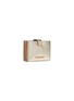 Figure View - Click To Enlarge - MIU MIU - Button tab madras leather card holder