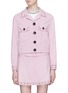 Main View - Click To Enlarge - MIU MIU - Stud suede jacket