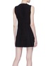 Back View - Click To Enlarge - MIU MIU - Lace-up front stud suede dress