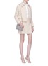 Figure View - Click To Enlarge - MIU MIU - Glass crystal virgin wool jacket