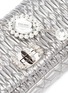  - MIU MIU - Jewelled chain matelassé leather shoulder bag